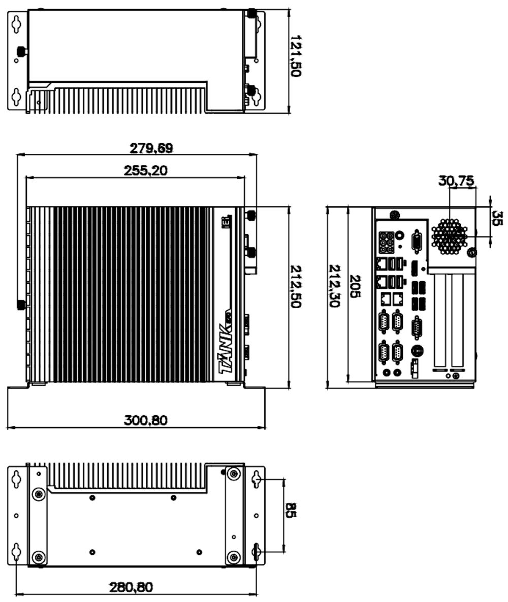 AI-PC TANK-870AI-i7KBL/16G/2A-R11 Front