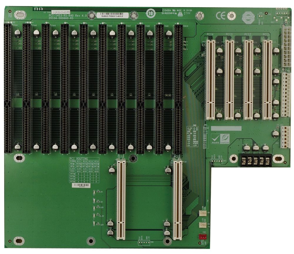 Backplane PCI-14S3-RS-R40 Top
