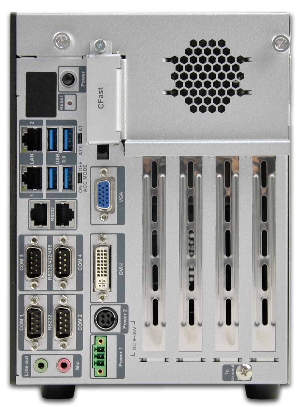Box PC TANK-860-HM86i-i5-4G-4A-R10 Front