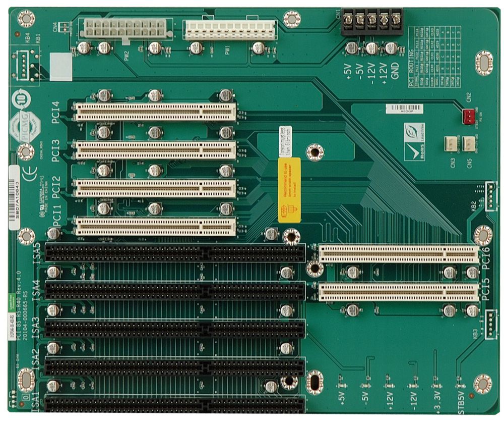 Backplane PCI-8S-RS-R40 Top