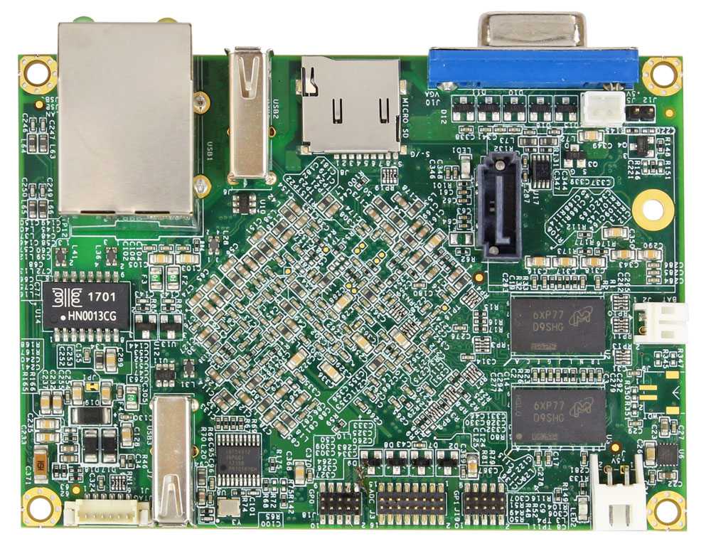 CPU-Board VDX3-PITX-7S5E1 Top