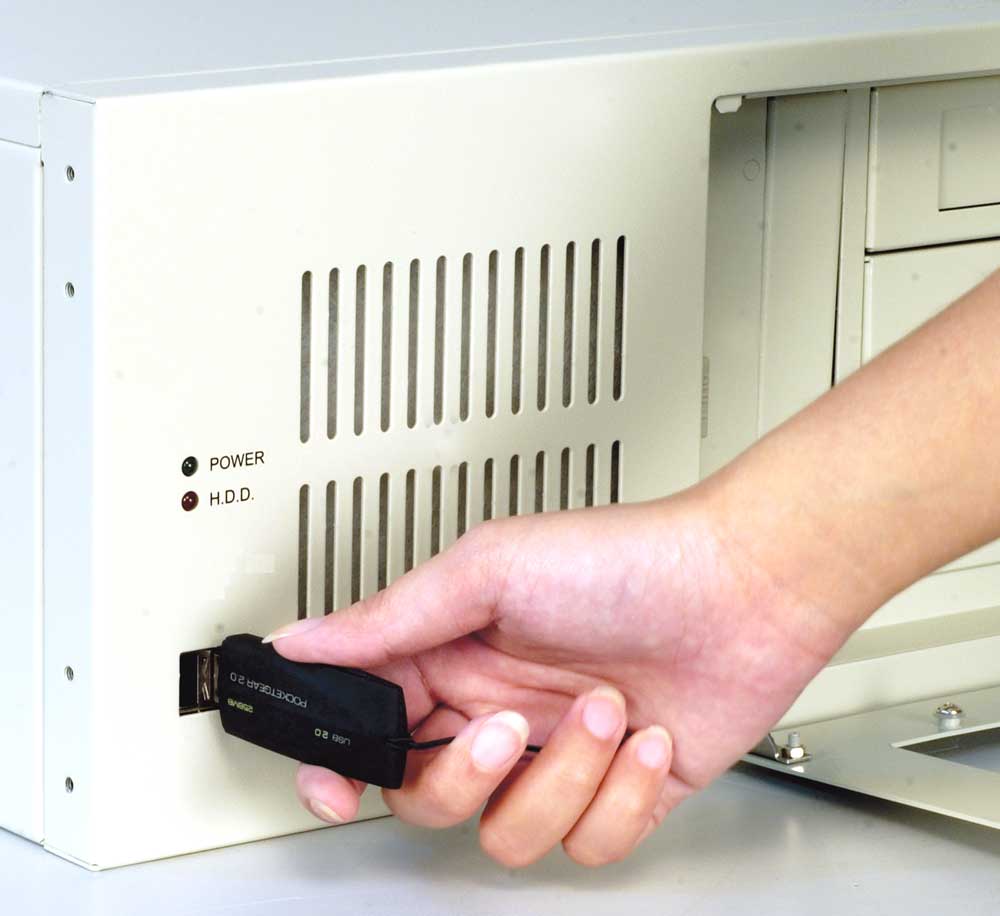 IPC-Gehäuse RACK-360GWATX-R30/300W USB