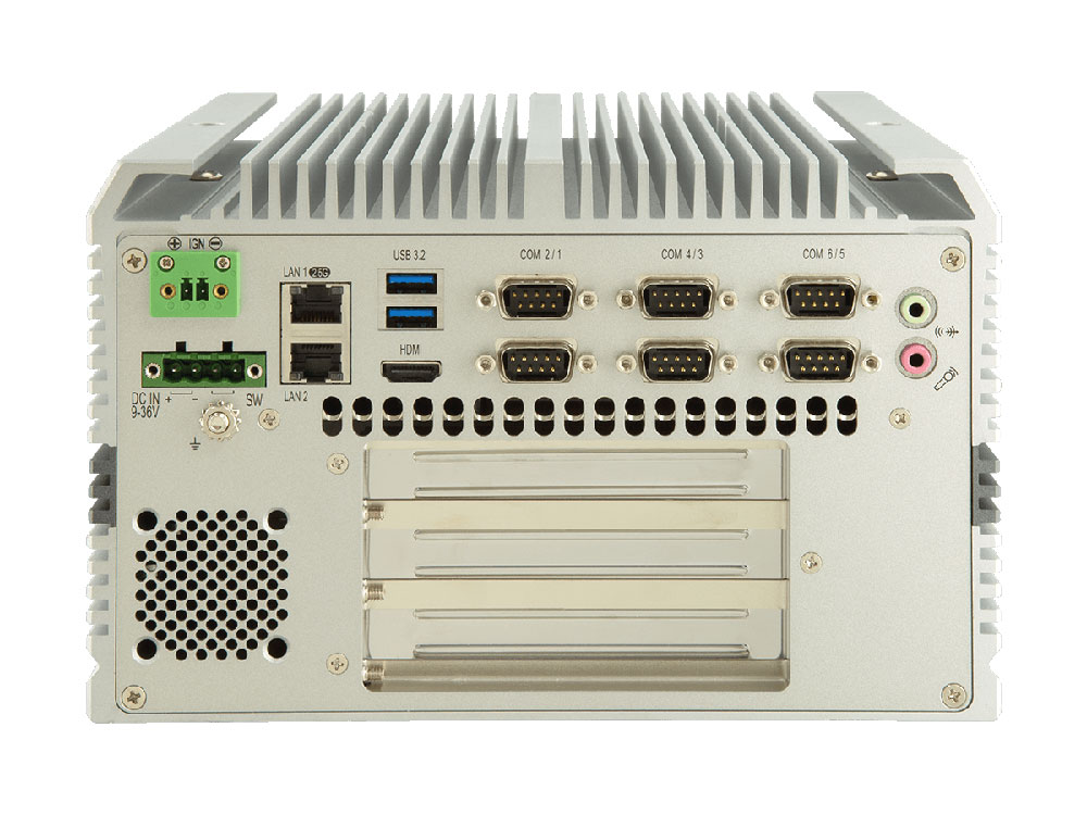 Embedded PC FPC-8107-1E2P R1.1 hinten