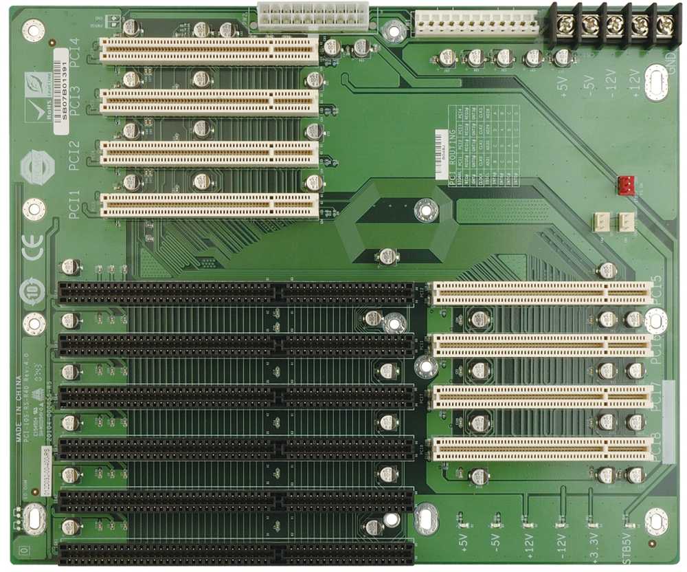 Backplane PCI-10S-RS-R41 Top