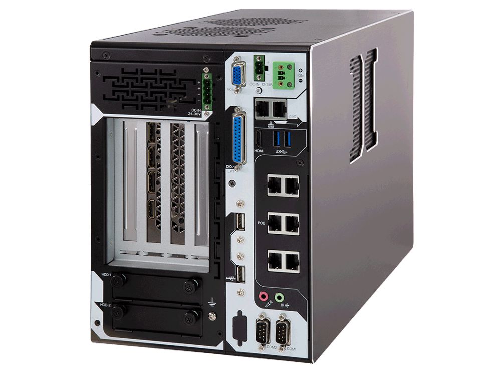 FPC-9108-P6-G3 Embedded PC front left