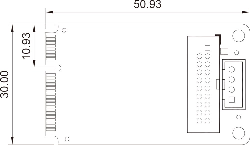 Adapter Card MPCIE-USB3-R11 Skizze