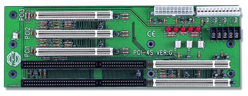 Backplane PCI-4S-RS-R40 oben