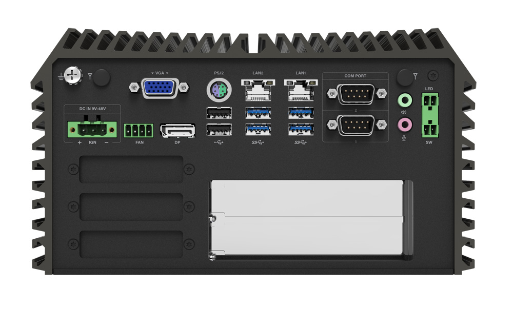 DS-1402-R10 Embedded PC Rückseite