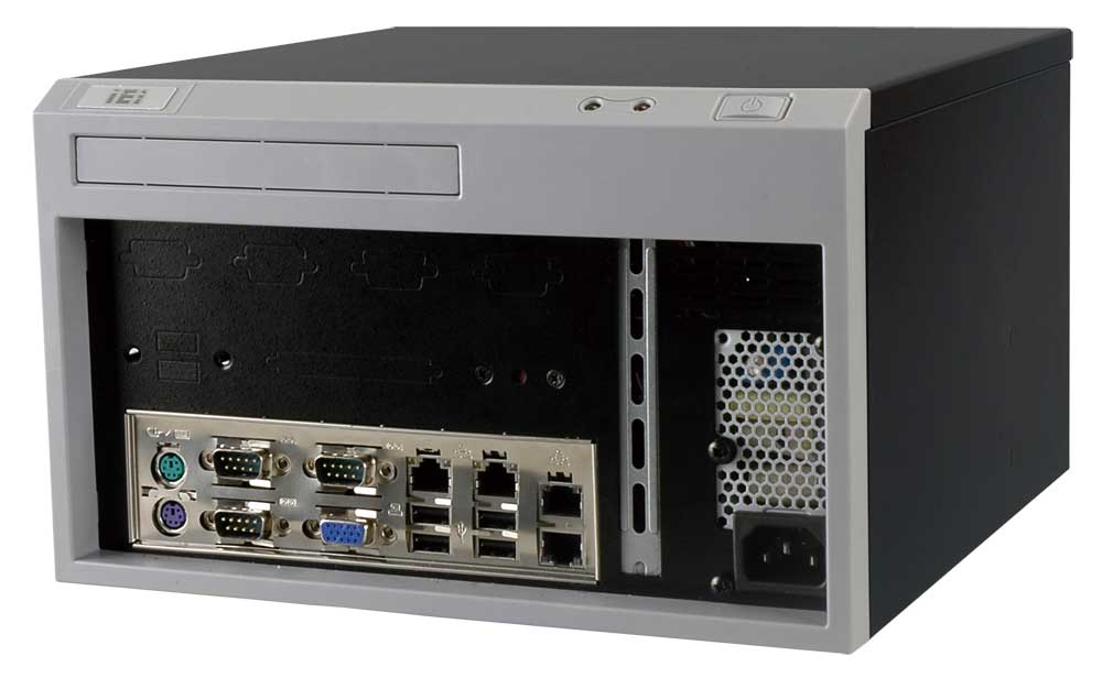EBC-3100-R20/300W Mini-ITX-Gehäuse vorn