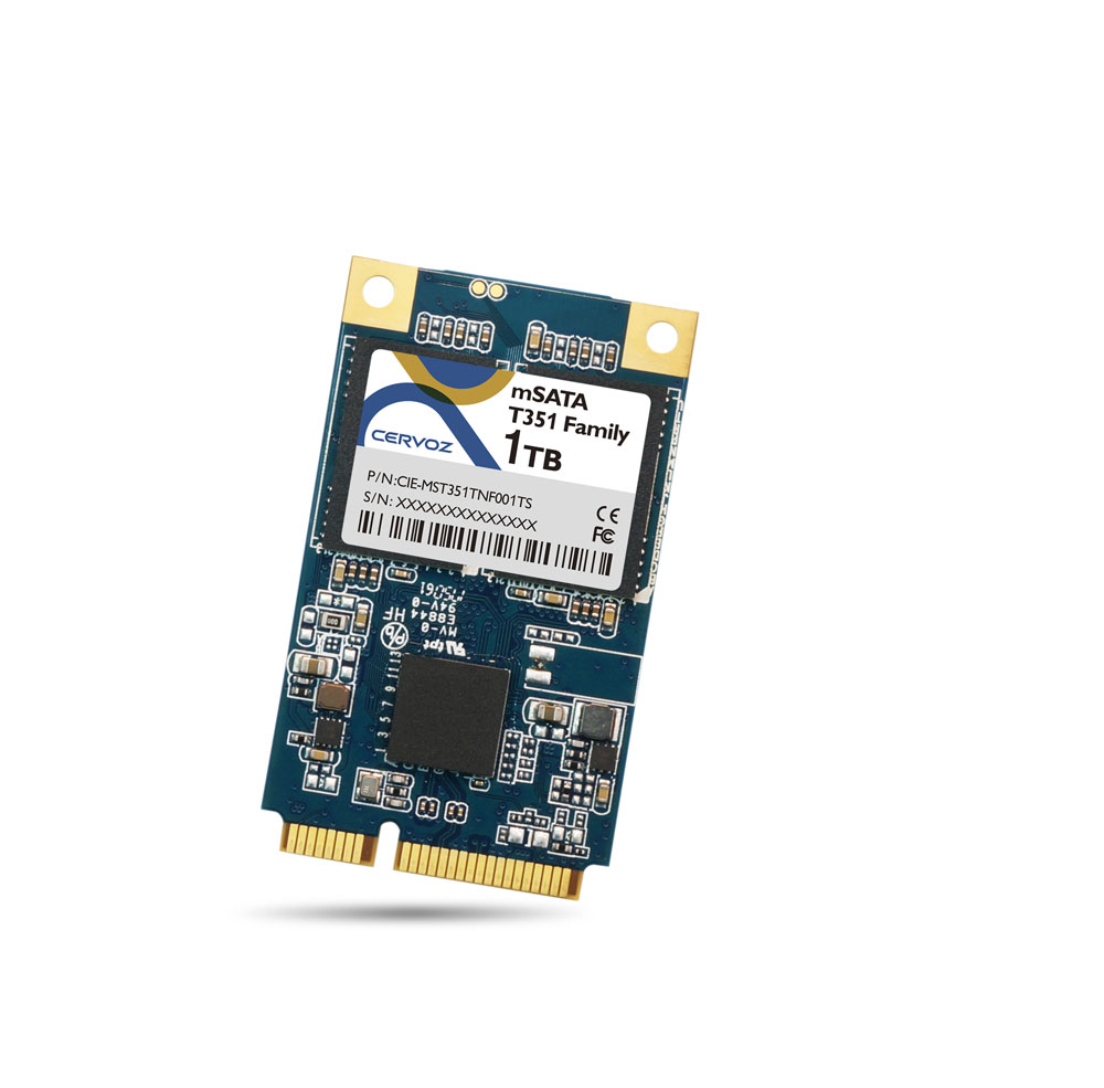 T351-3D-NAND-mSATA-SSD mit 256 GB